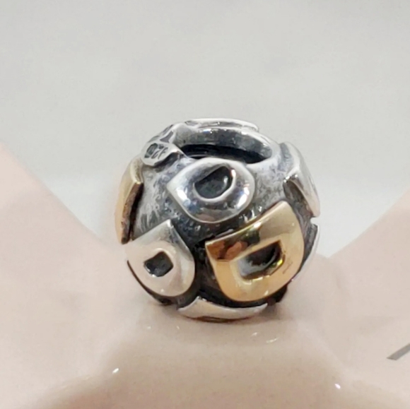 Pandora sterling silver with 14k yellow gold charm - Picture 2 of 3